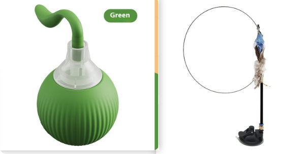 Self-Rotating Smart Cat Ball – Auto-Play Interactive Toy – close-up