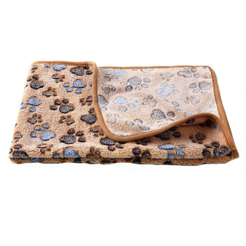Flannel Printed Pet Blanket with Star Prints, S to XL, for dogs and cats.