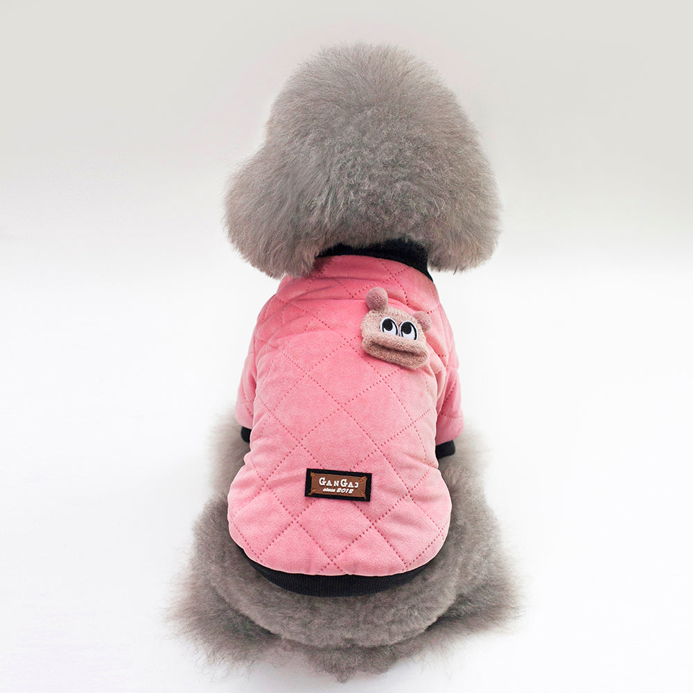 Plaid Cotton Jacket, for dogs.