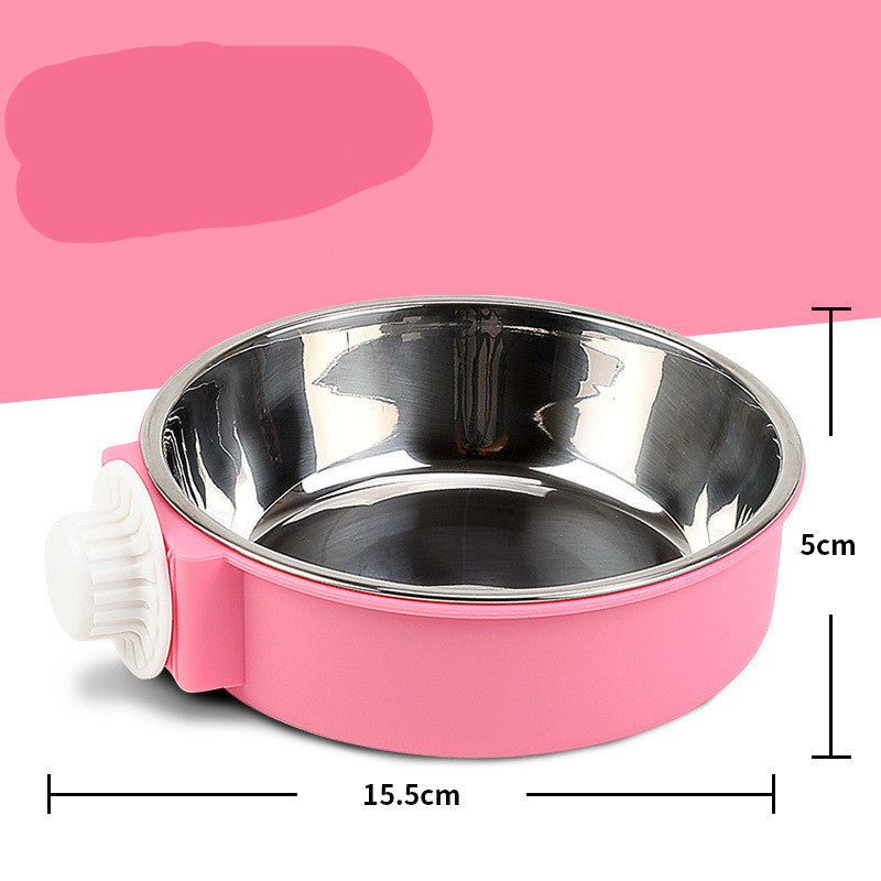 Cage-Mount Food and Water Bowl, for dogs and cats.