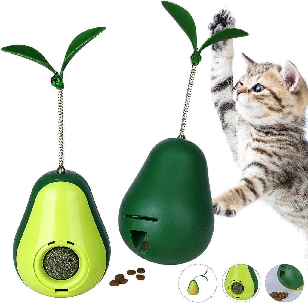 Corner Self-Groomer and Catnip Massage Toy, for cats.