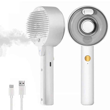 4-in-1 Electric Steam Pet Brush – Grooming, Spray & Massage Comb – size reference