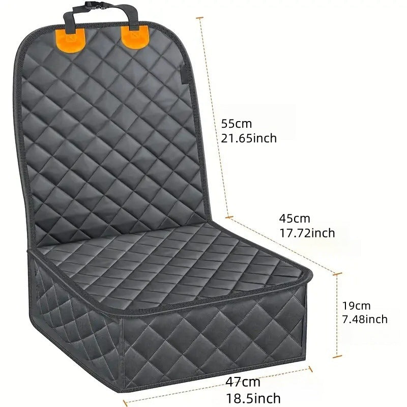 Washable Oxford Cloth Car Seat Mat, for dogs and cats.