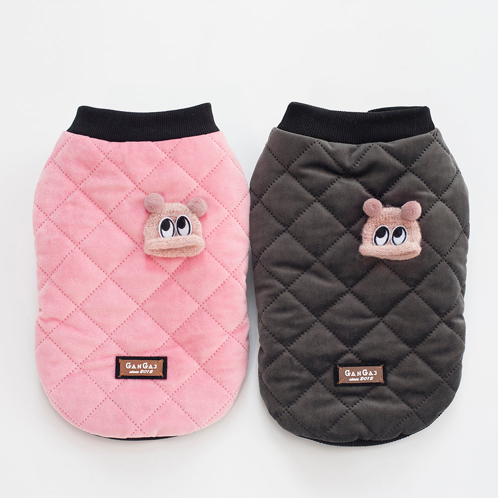 Plaid Cotton Jacket, for dogs.
