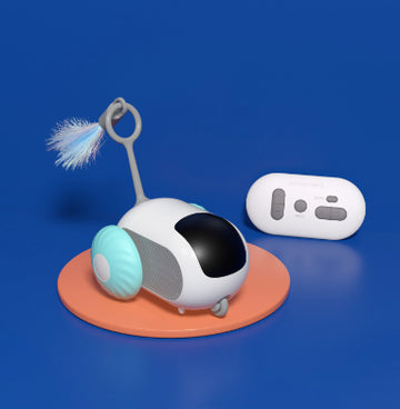 Remote Control Interactive Cat Car Toy – USB Rechargeable Self-Moving – color options