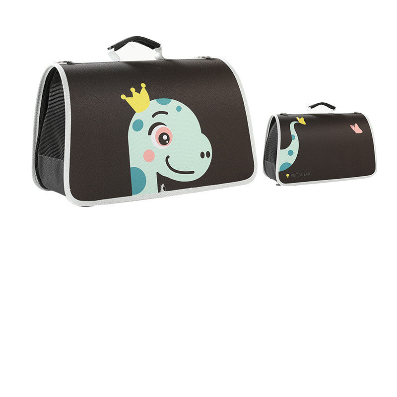 Foldable Oxford Cloth Cat Carrier Bag in Fun Prints, for cats.