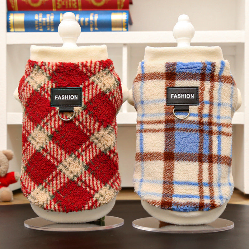 Polar Fleece Dog Coat – Warm Winter Sweater, another view.