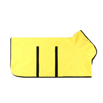Absorbent Dog Bathrobe – Quick-Dry Microfiber Towel Coat with Belt – detail view