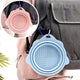 collapsible silicone pet bowl portable travel for dogs cats food water