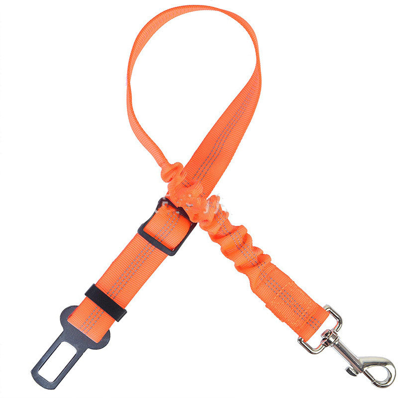 Adjustable Nylon Car Seat Belt Tether for Dogs