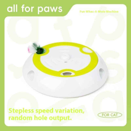 Kindopet Interactive Cat Toy with 6-Hole Random Teasing for Engaged Play – side view