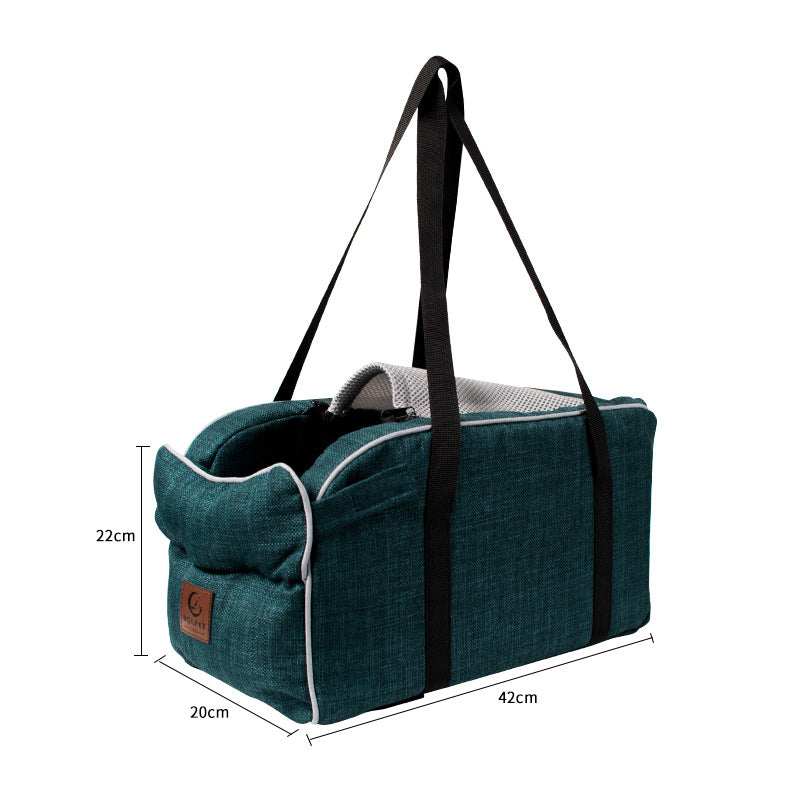 Car Center Console Travel Bag for Dogs and Cats
