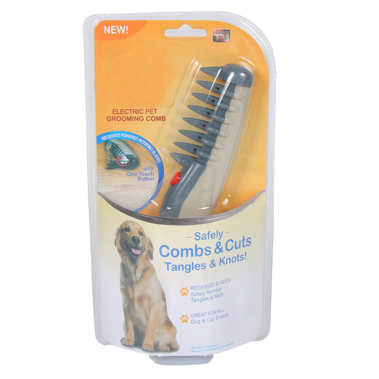 Floating Hair Pickup Grooming Comb, for dogs and cats.