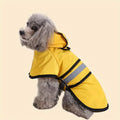 Reflective Poncho-Style Raincoat, for dogs.
