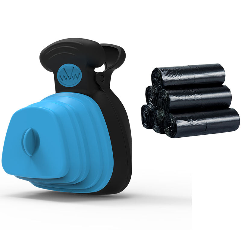 Foldable Poop Scooper with Bag Dispenser for Dogs