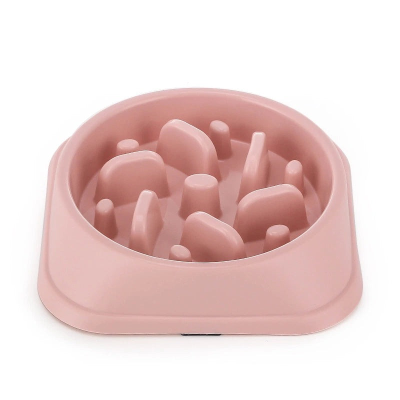 Slow-Feed Bowl to Help Prevent Fast Eating in Pets, for dogs and cats.
