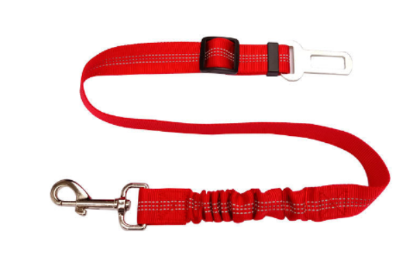 Cushioned Reflective Dog Car Seat Belt, Adjustable