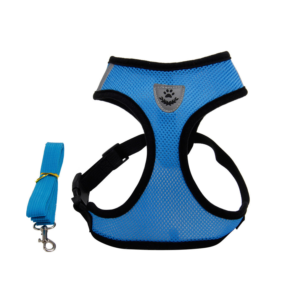Adjustable Polyester Chest Harness, for dogs.