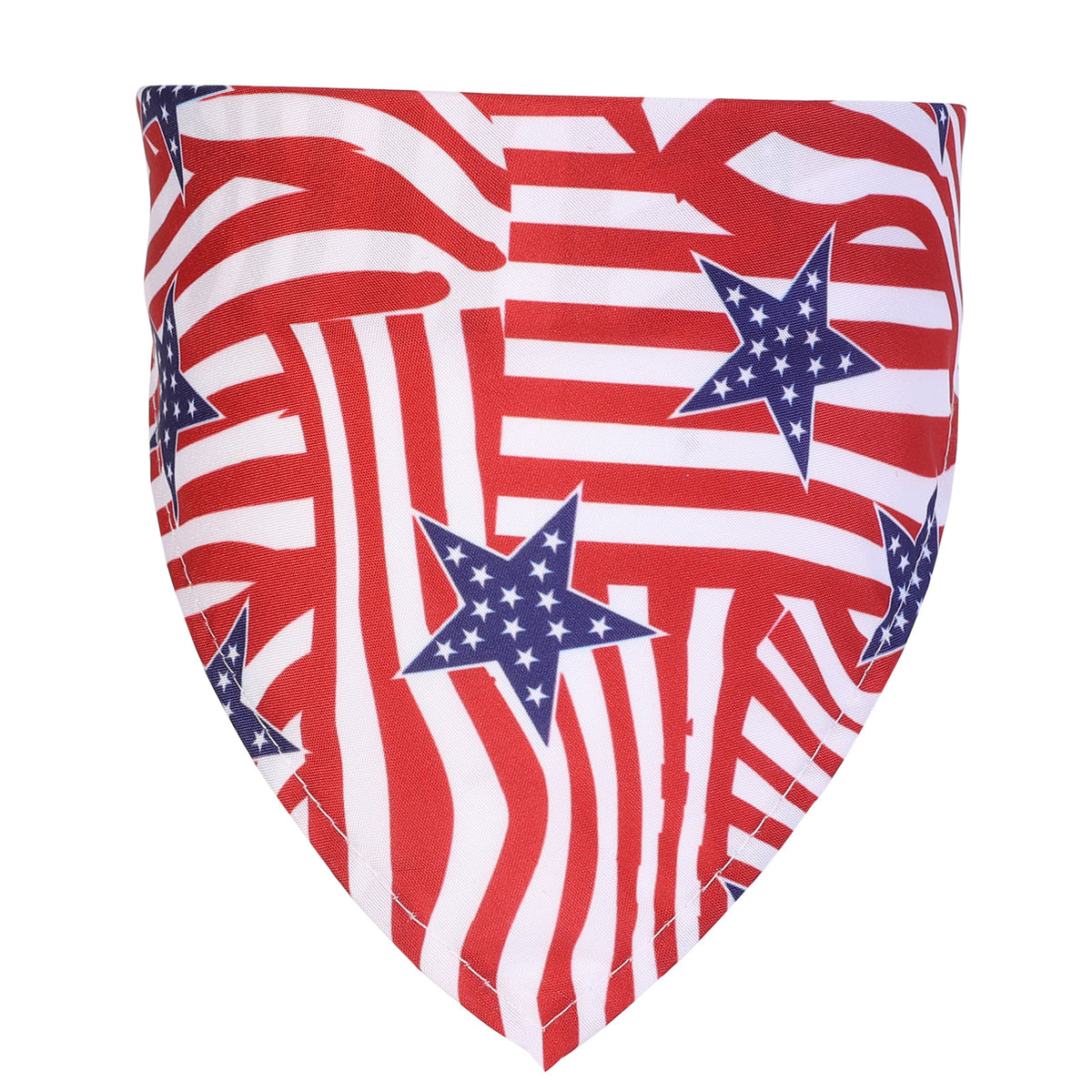 Single-Layer Printed Triangle Bandana, for dogs and cats.