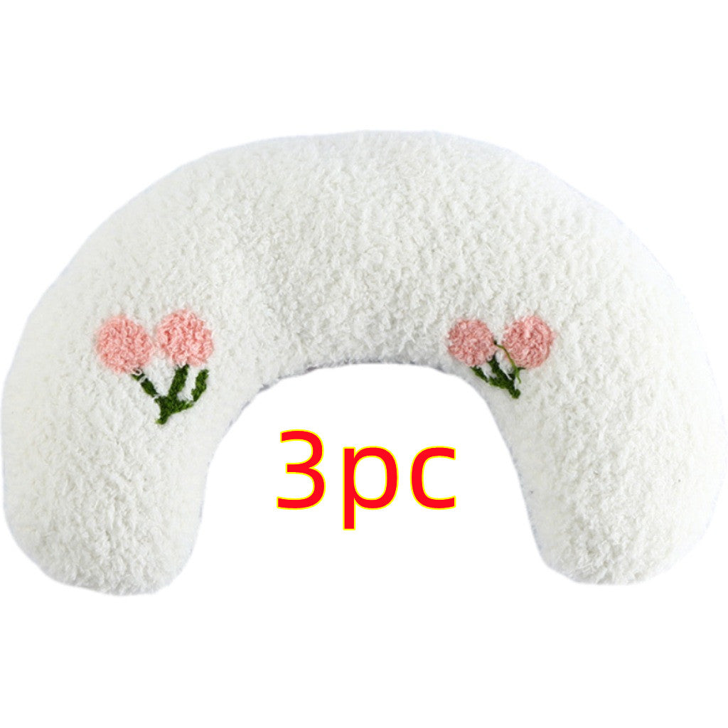 U-Shaped Neck Support Pillow for Small Dogs and Cats