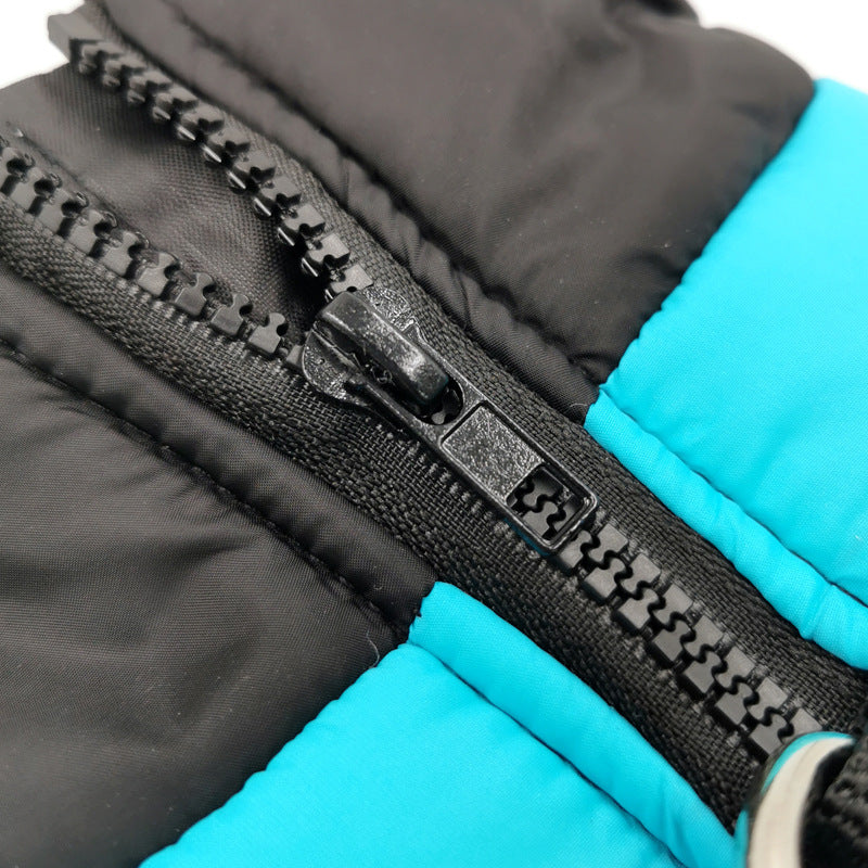 Cotton Ski-Suit Style Winter Coat for Big Dogs, for dogs.