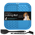Suction Cup Slow Feeder Licking Mat, for dogs and cats.
