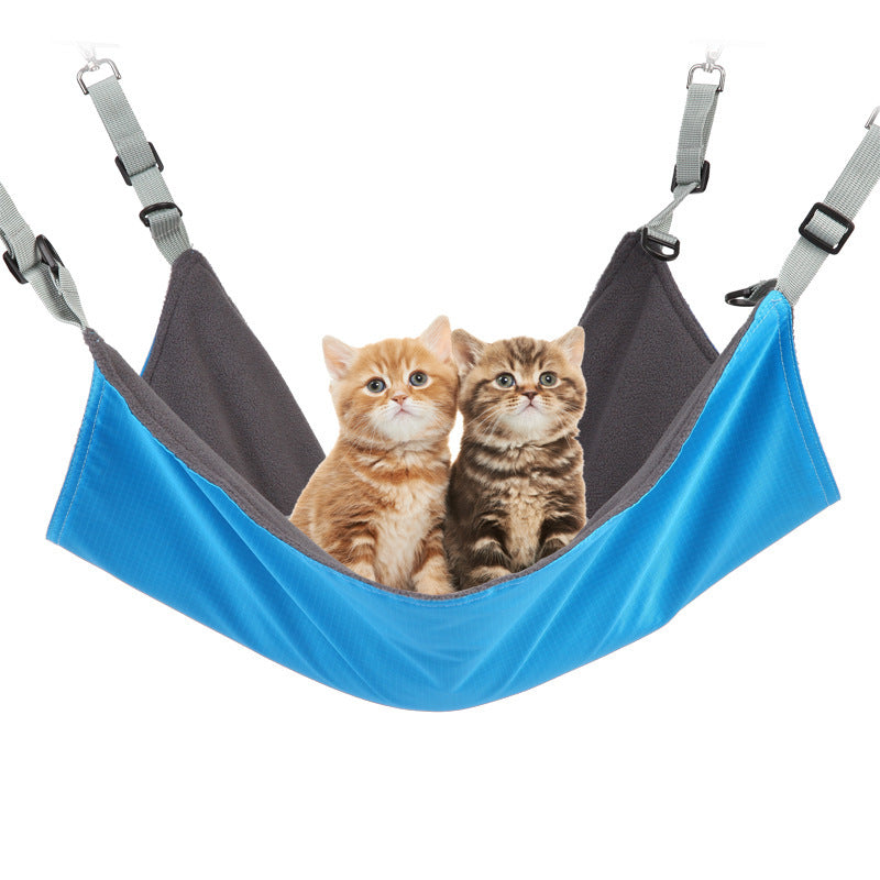 Reversible Hanging Pet Hammock for Cats and Dogs