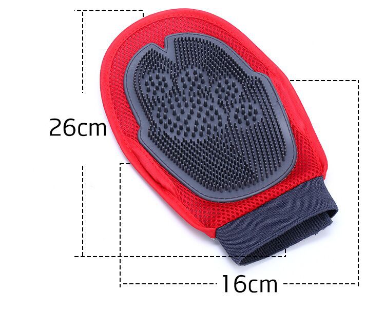Soft-Grip Grooming and Massage Brush, for dogs.
