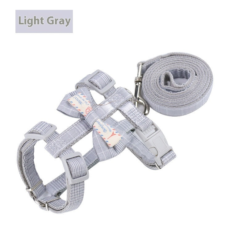 Bow Cat Pulling Rope Anti Breaking Loose Adjustable - kindoPet