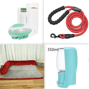 Orthopedic Dog Bed - Memory Foam Pet Mattress with Removable Cover – angle view