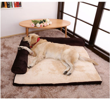 Orthopedic Dog Bed - Memory Foam Pet Mattress with Removable Cover – detail view