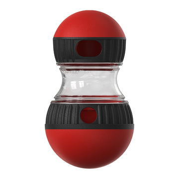 Food-Dispensing Dog Tumbler – Treat Puzzle Toy for Interactive Feeding – angle view