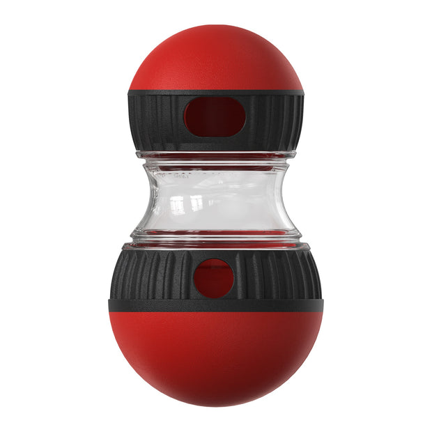 Food-Dispensing Dog Tumbler – Treat Puzzle Toy for Interactive Feeding – angle view