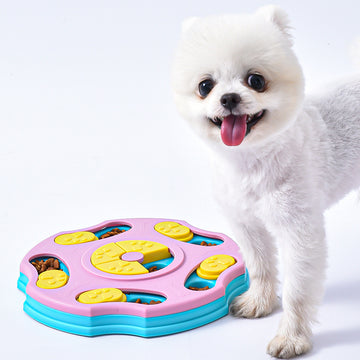 Vocalizing Slow Feed Pet Bowl – Sniffing Toy Feeder – side view