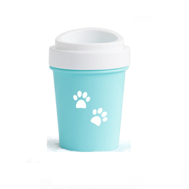 Silicone Dog Paw Cleaner Cup – Portable Foot Wash for Muddy Paws – close-up