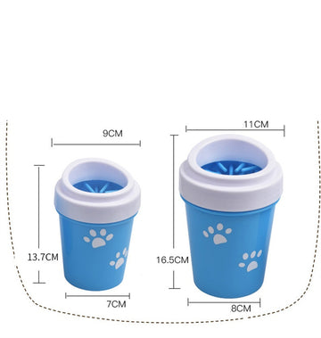 Silicone Dog Paw Cleaner Cup – Portable Foot Wash for Muddy Paws – side view