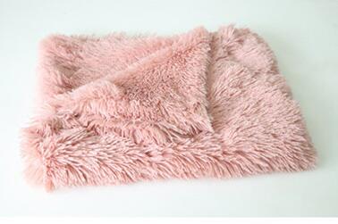 Washable Fleece Pet Blanket – Soft Plush Throw for Dogs & Cats – side view