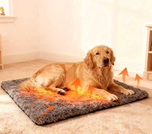 Cozy Winter Pet Mat – Plush Self-Warming Pad for Dogs & Cats – side view