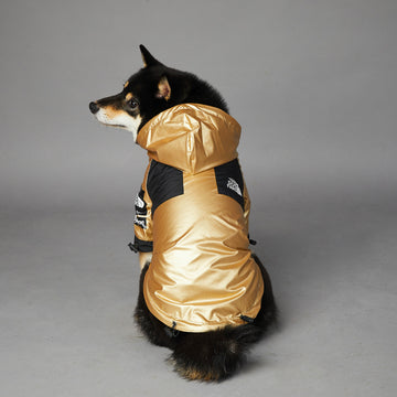 Waterproof Dog Raincoat with Hood – Reflective Adjustable Jacket for All Sizes – side view