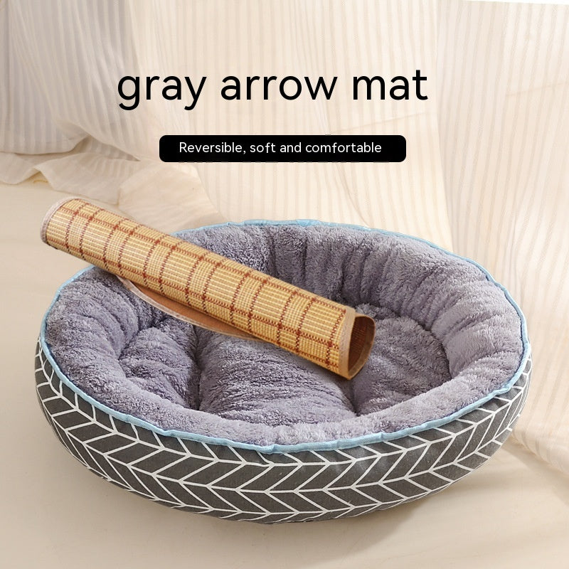 Soft Cloth Cat Nest Bed for Year-Round Sleeping, for cats.