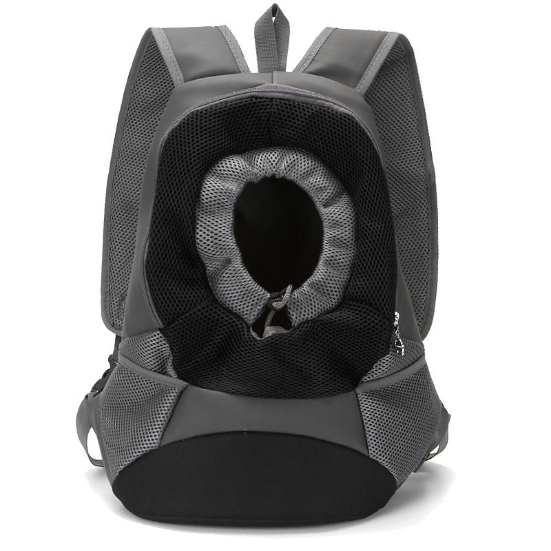 Convenient PU Travel Backpack for Dog Outings