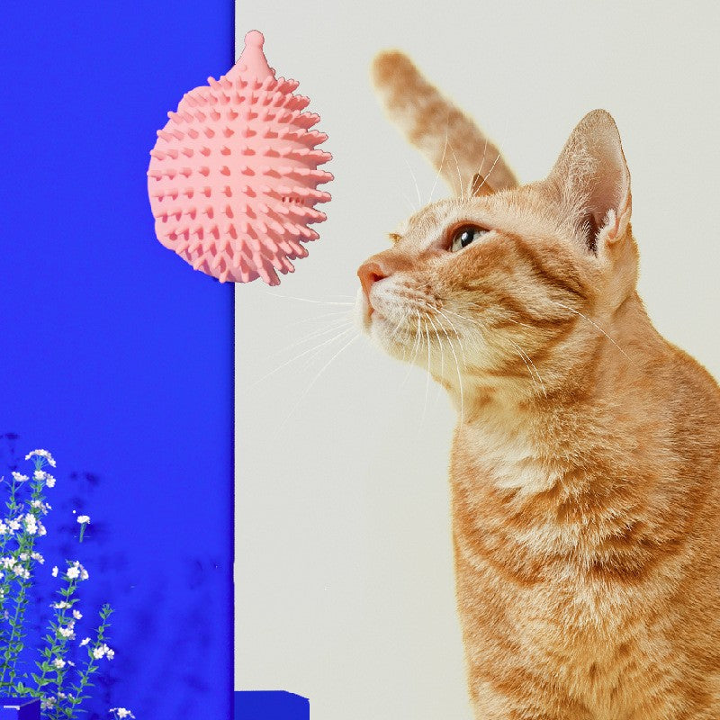 Corner Cat Scratcher with Teaser Wand Attachment
