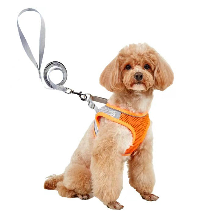 Breathable Vest-Style Leash, for dogs.