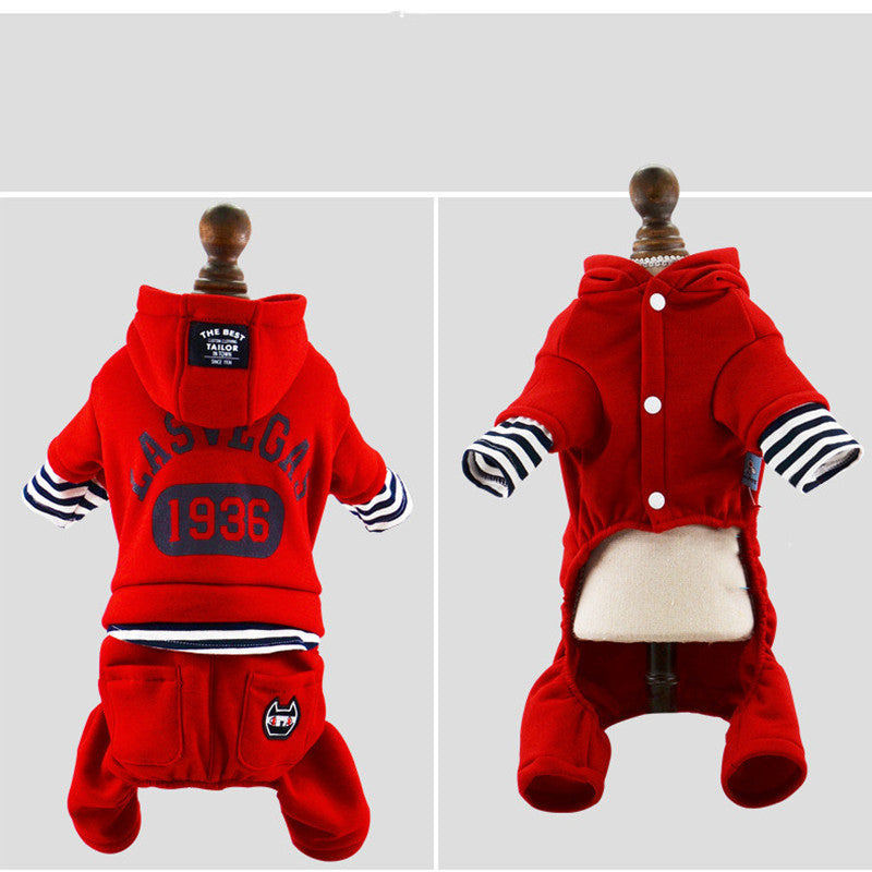 Thick Cotton Winter Suit, for dogs.