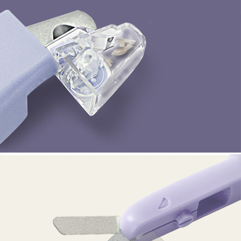LED Stainless Steel Nail Clippers for Dogs and Cats