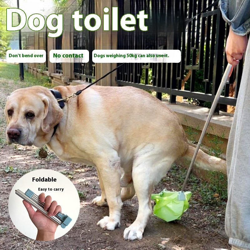 Dog Waste Bag Dispenser with Pickup Stick Option, for dogs.