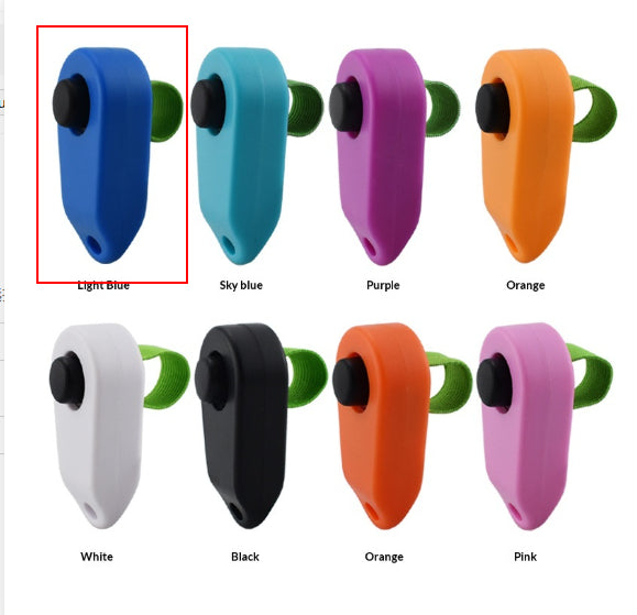 Hand-Activated Clicker Trainer, for dogs.