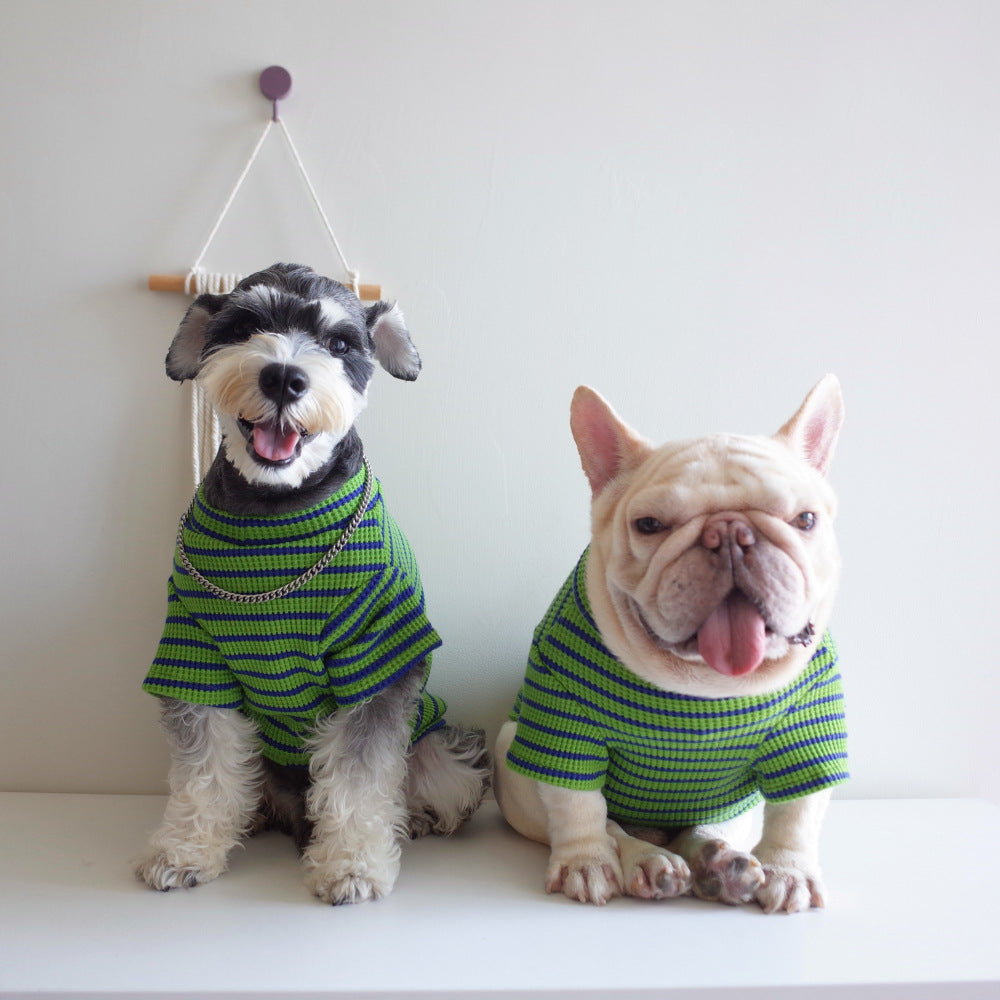 Waffle-Knit Stretch Undercoat Layer, for dogs.