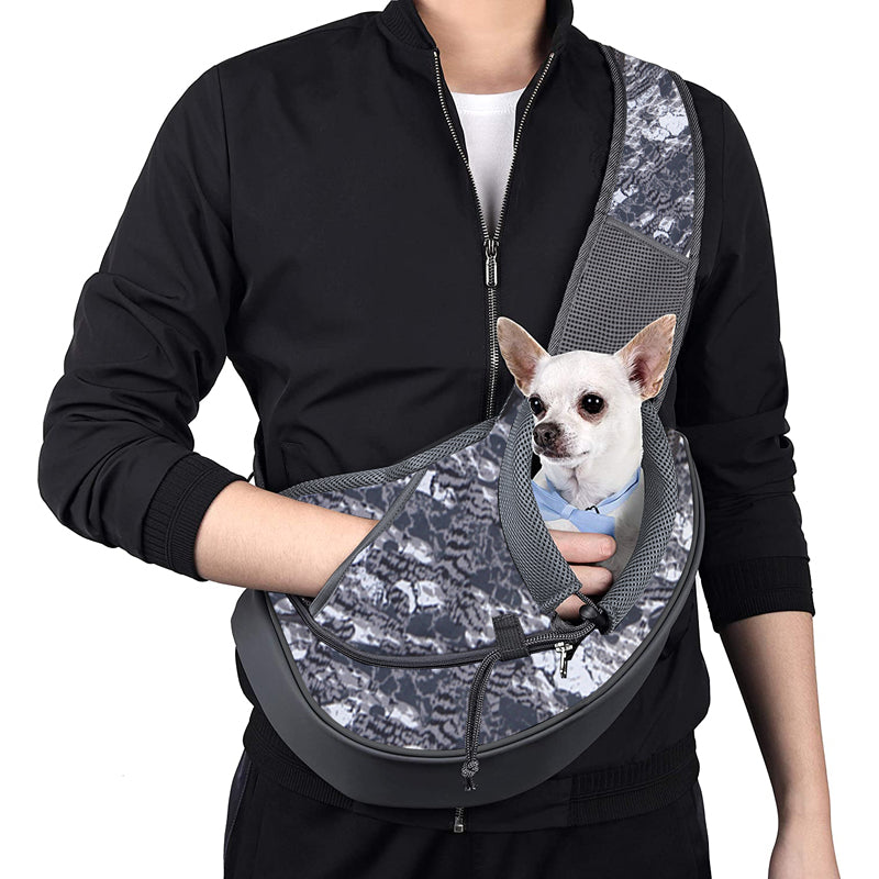 Breathable Mesh Shoulder Carrier Bag, for dogs.