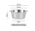 Large-Capacity Stainless Steel Water Bowl, for dogs and cats.